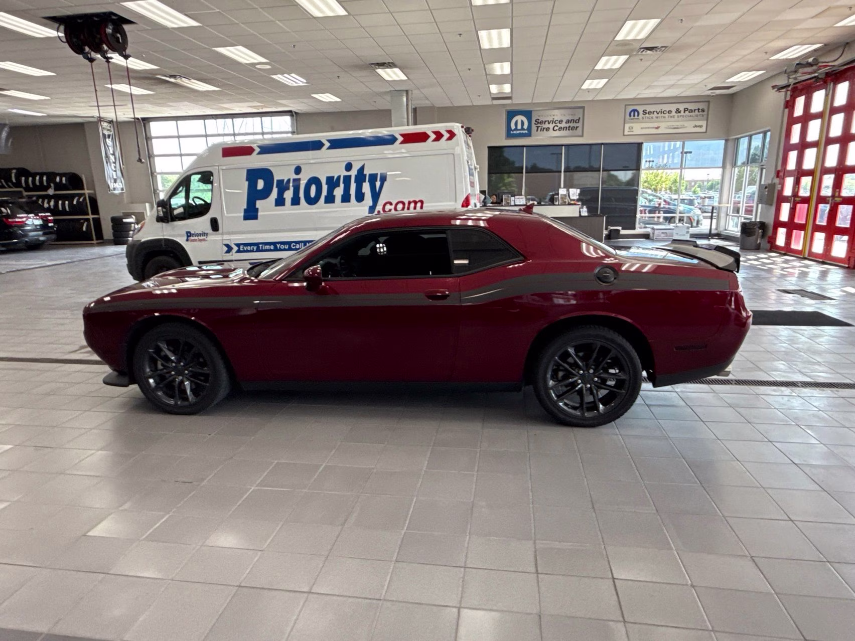 2023 Octane Red Pearlcoat Dodge Challenger GT AWD Coupe