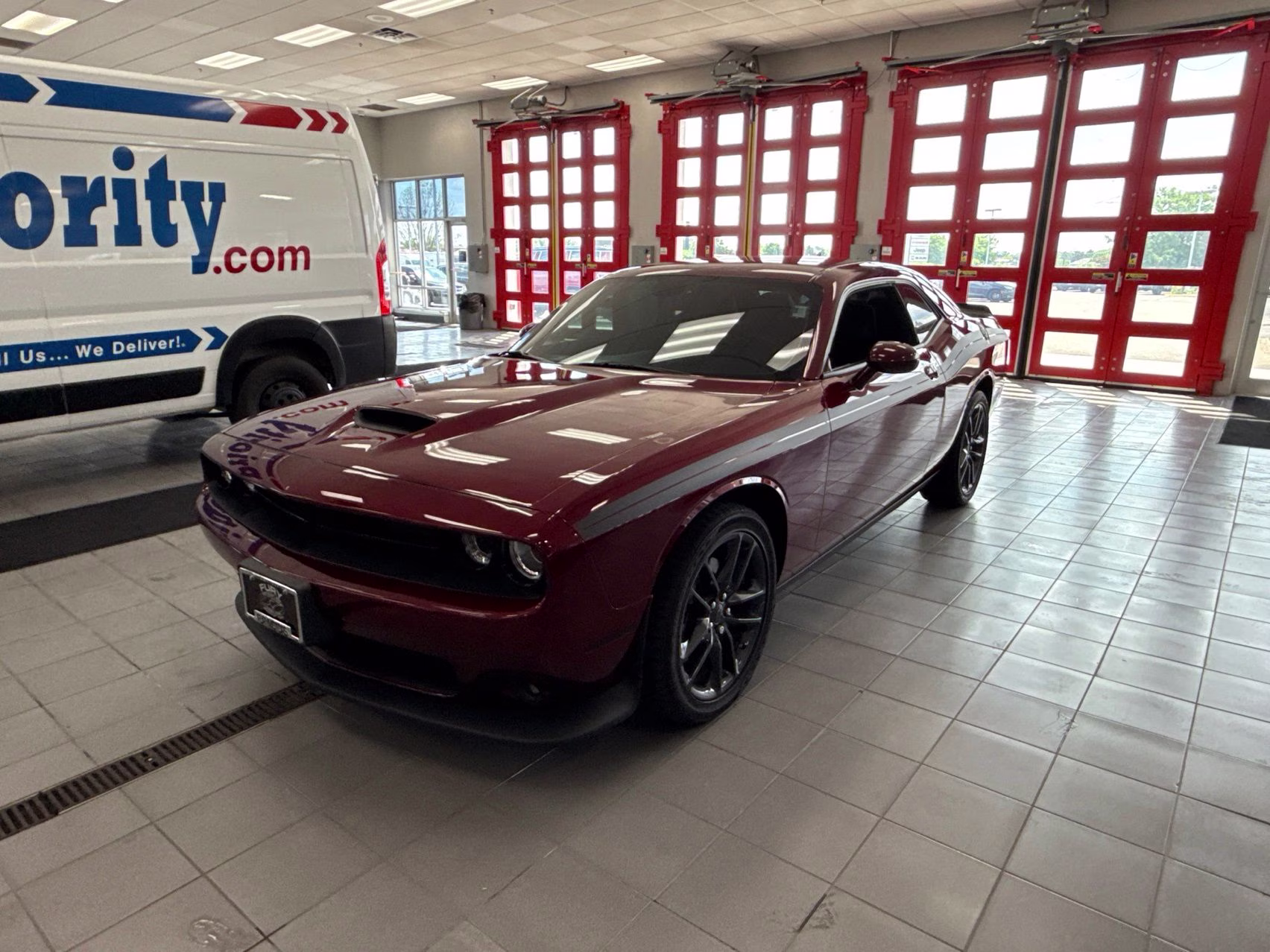 2023 Octane Red Pearlcoat Dodge Challenger GT AWD Coupe