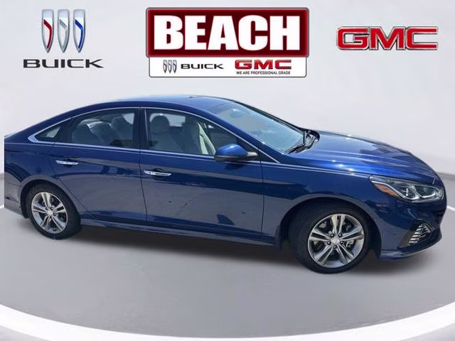 2019 Lakeside Blue Hyundai Sonata SEL FWD Sedan