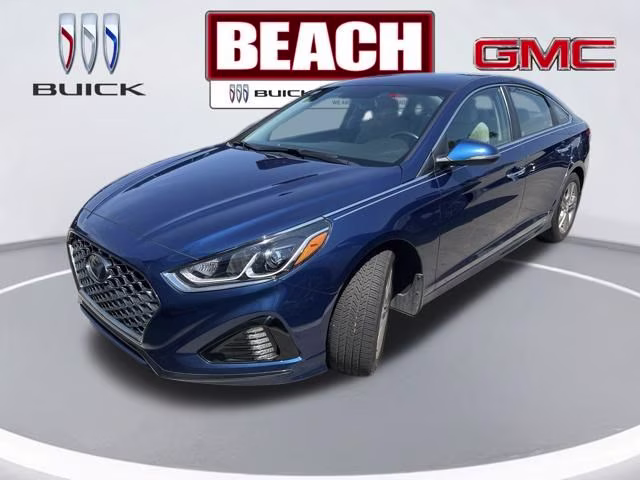 2019 Lakeside Blue Hyundai Sonata SEL FWD Sedan