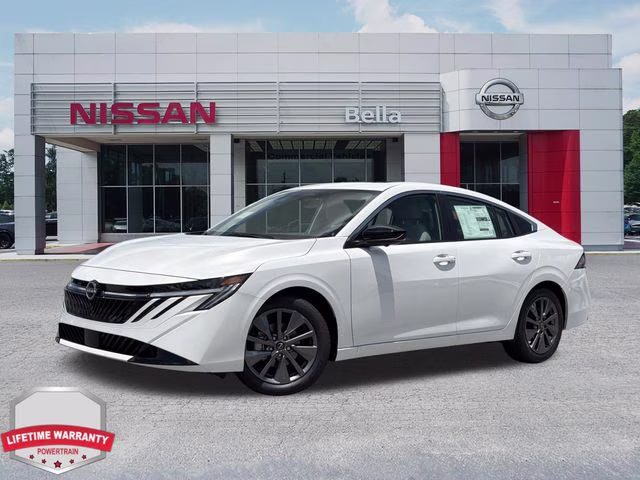 2026 Aspen White Tricoat Nissan Sentra SL FWD Sedan