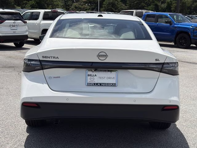 2026 Aspen White Tricoat Nissan Sentra SL FWD Sedan