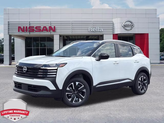 2026 Aspen White/Super Black Nissan Kicks SV AWD SUV