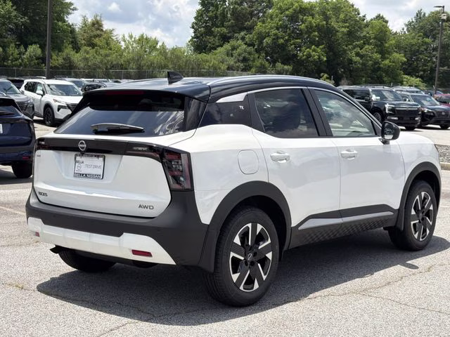 2026 Aspen White/Super Black Nissan Kicks SV AWD SUV