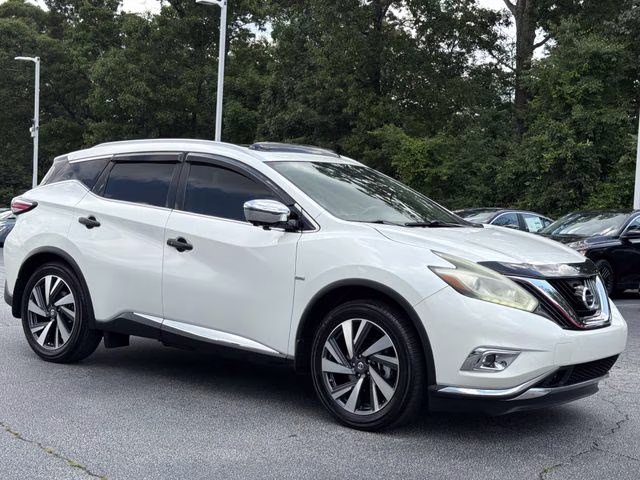 2016 Pearl White Nissan Murano Platinum FWD SUV