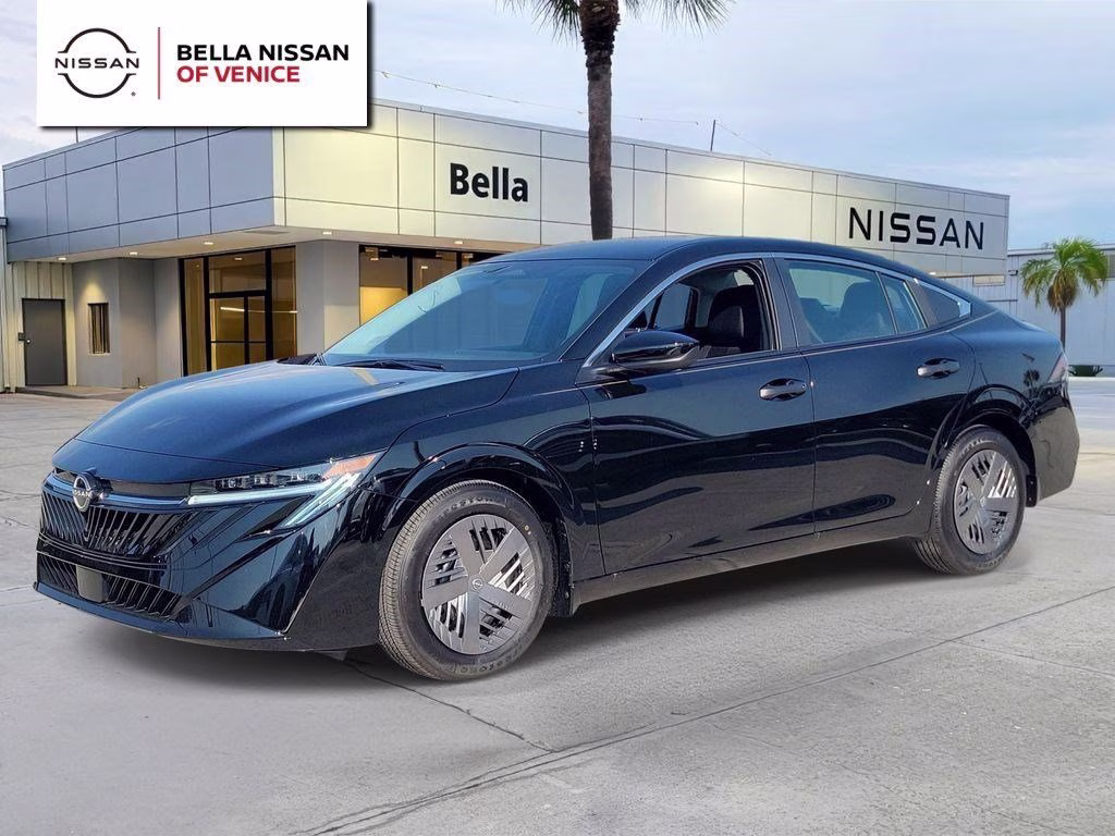 2026 Super Black Nissan Sentra S FWD Sedan