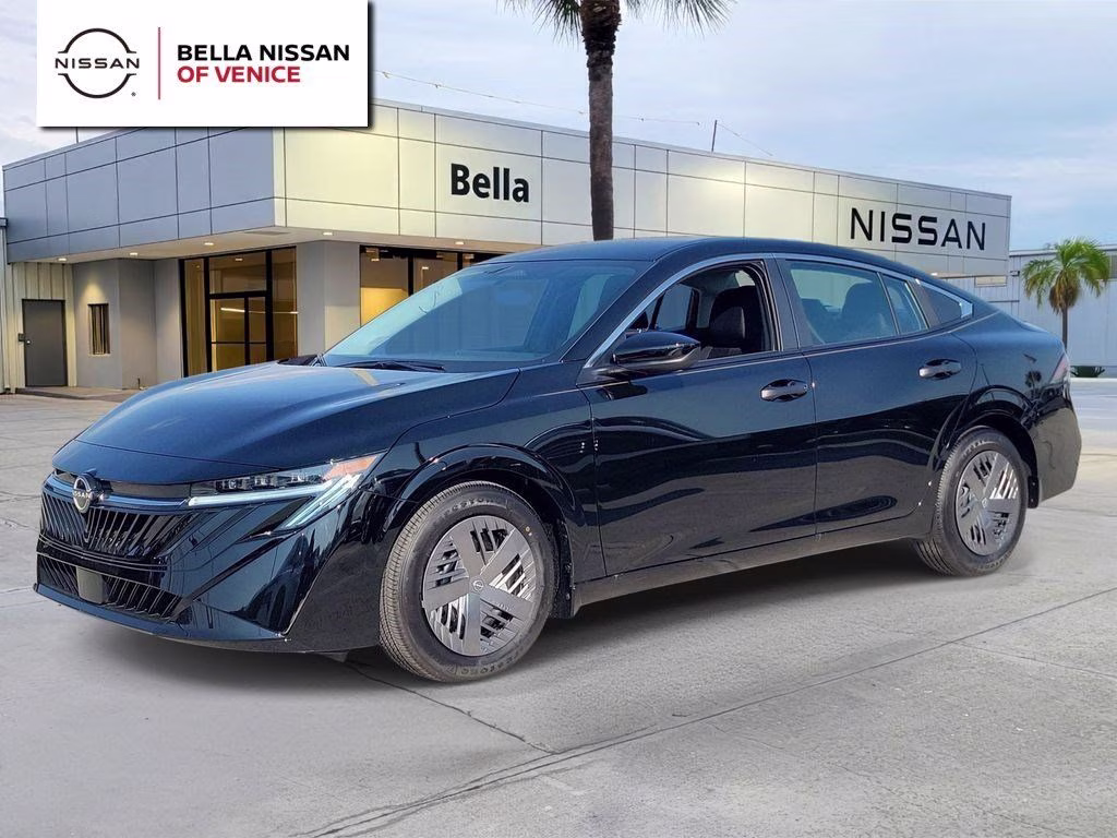 2026 Super Black Nissan Sentra S FWD Sedan