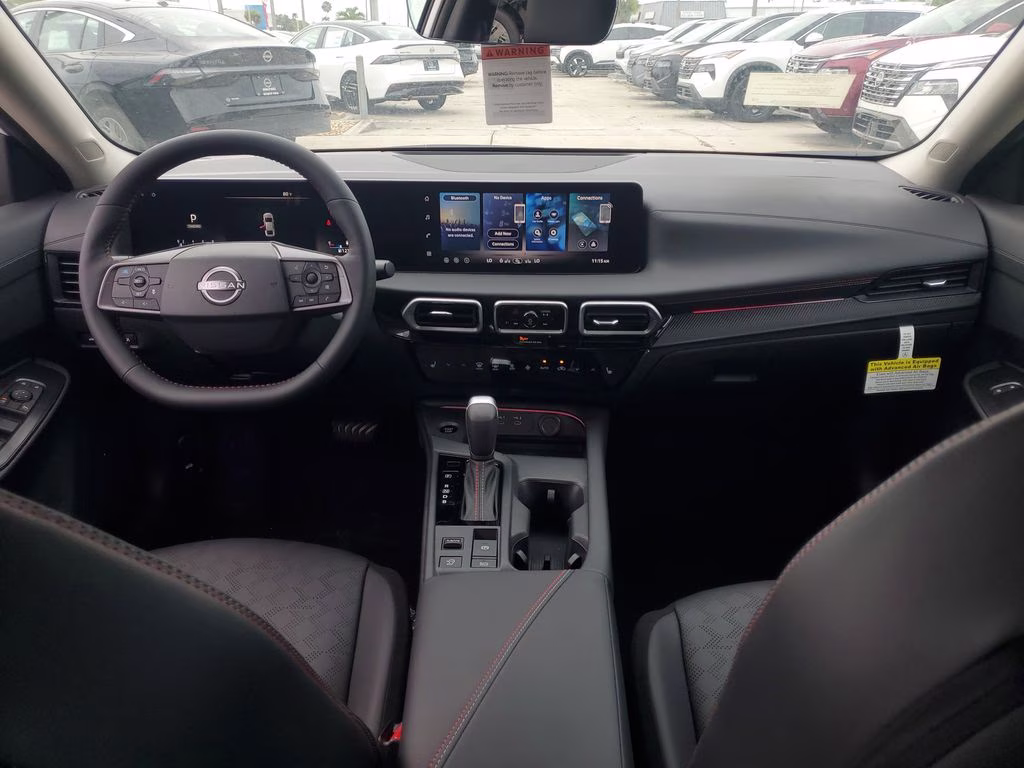 2026 Aspen White/Super Black Nissan Sentra SR FWD Sedan