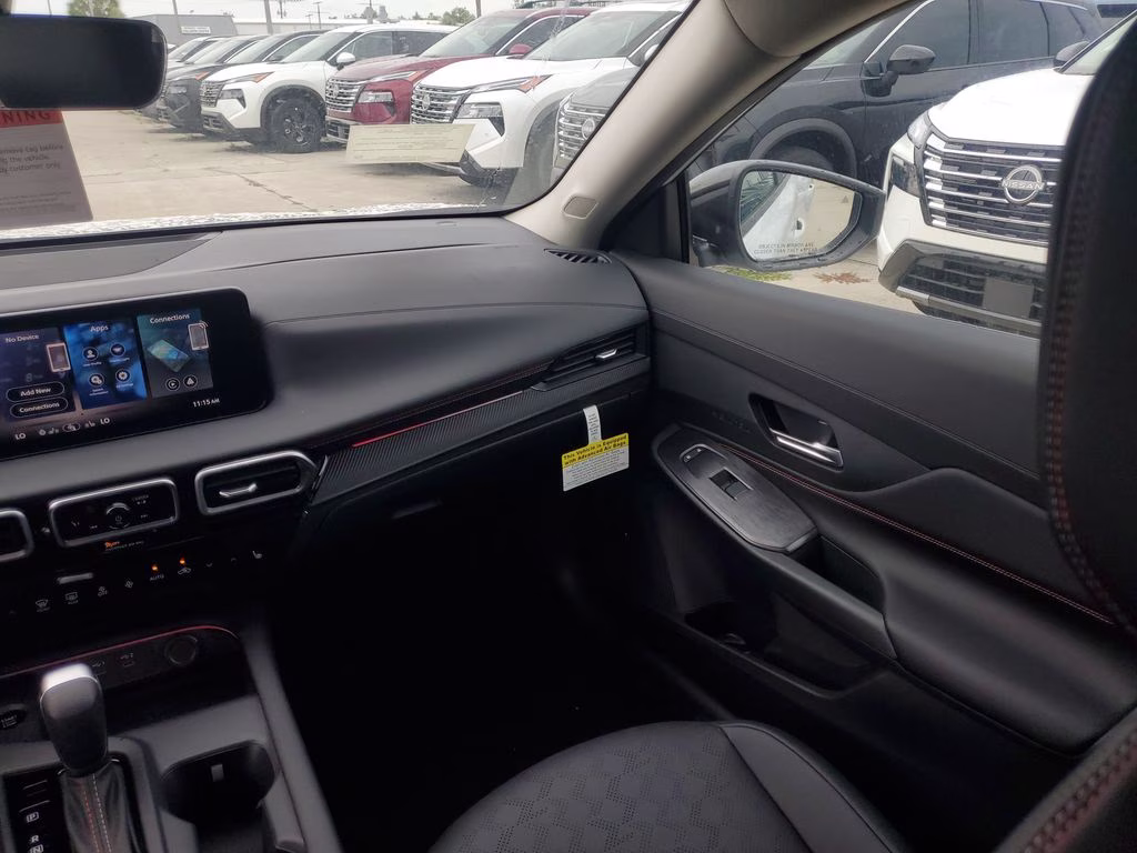 2026 Aspen White/Super Black Nissan Sentra SR FWD Sedan
