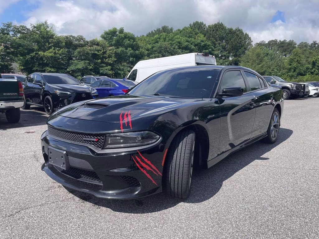 2023 Pitch Black Clearcoat Dodge Charger GT RWD Sedan