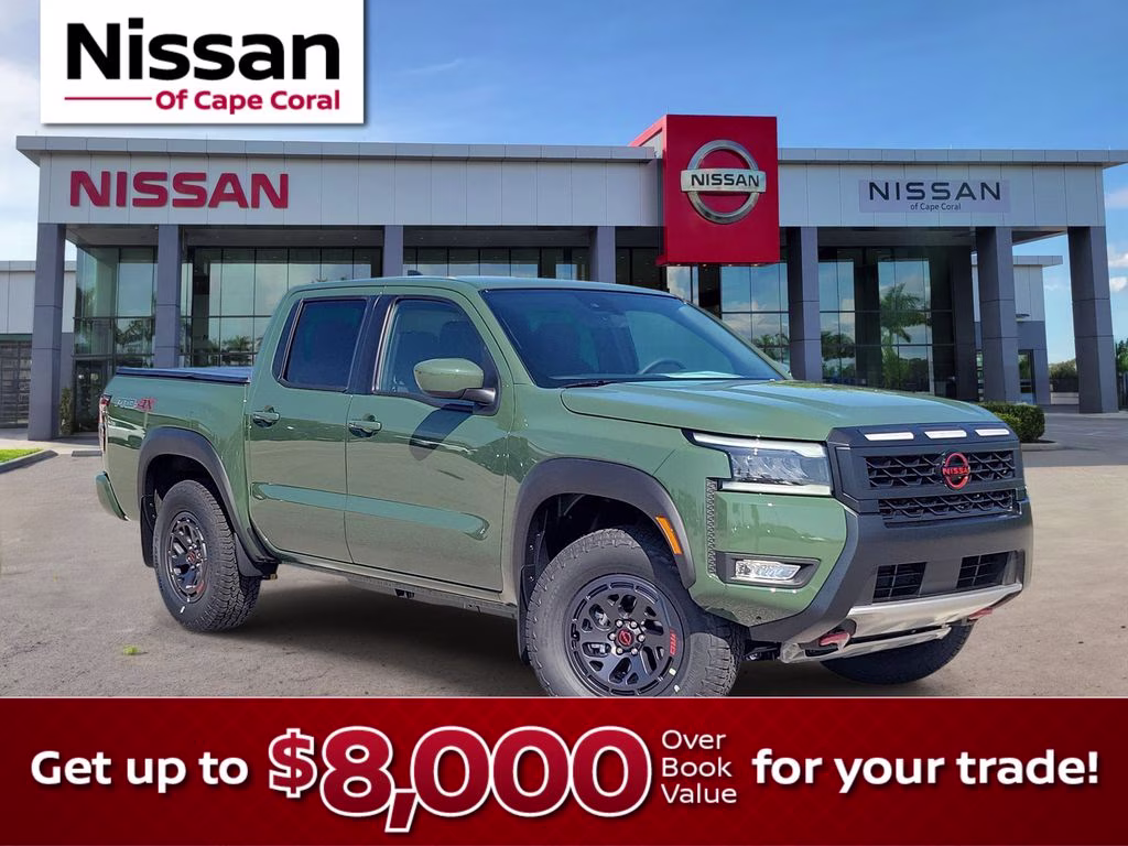 2026 Tactical Green Metallic Nissan Frontier PRO-4X 4X4 Truck