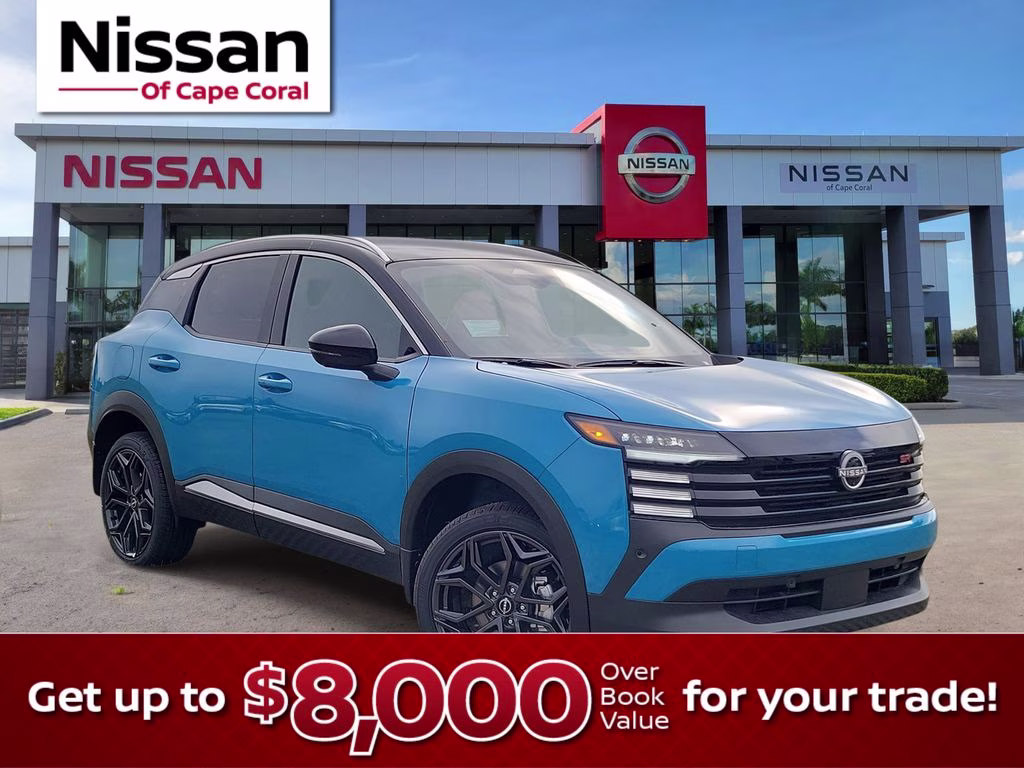 2026 Arctic Ice Blue/Black Nissan Kicks SR FWD SUV