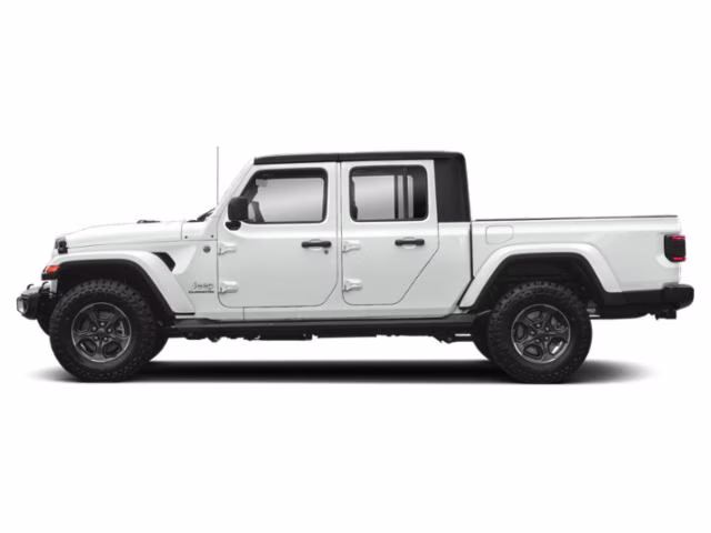 2020 Bright White Clearcoat Jeep Gladiator Overland 4X4 Truck