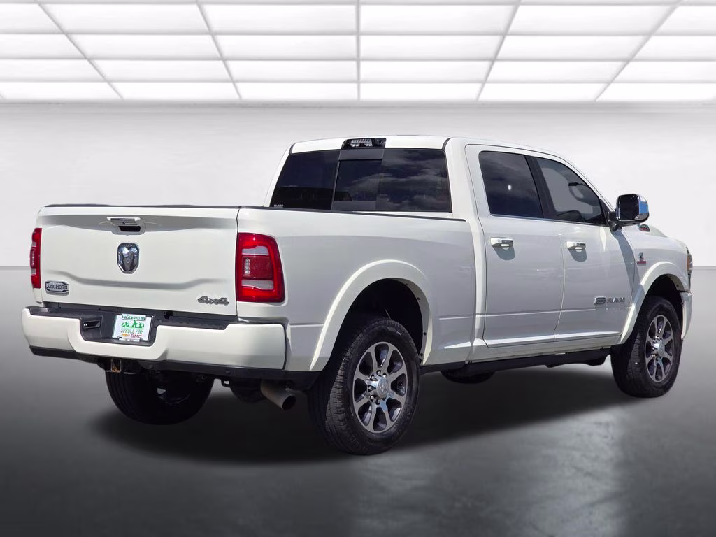 2021 Pearl White Ram 2500 Longhorn 4X4 Truck
