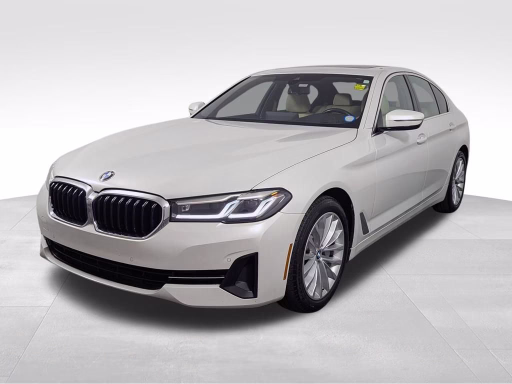 2022 Mineral White Metallic BMW 5 Series 530i RWD Sedan