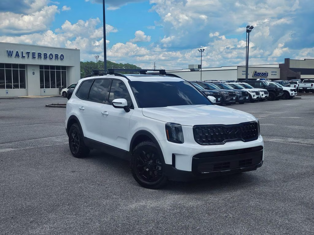 2025 Glacial White Pearl Kia Telluride EX X-Pro AWD SUV
