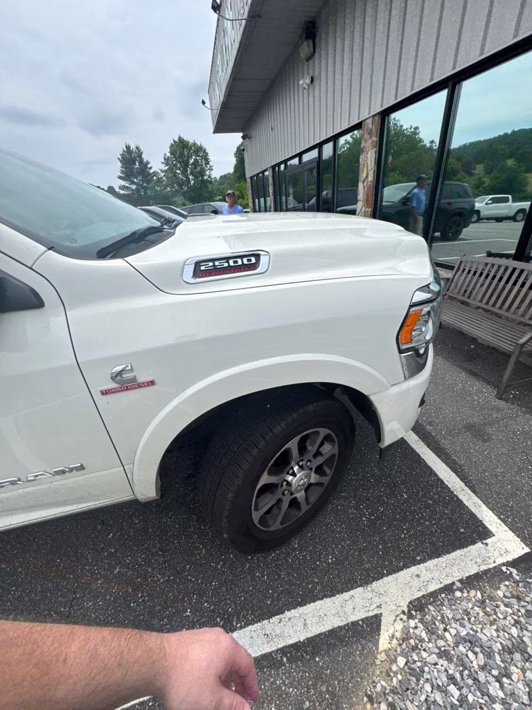 2021 Pearl White Ram 2500 Longhorn 4X4 Truck