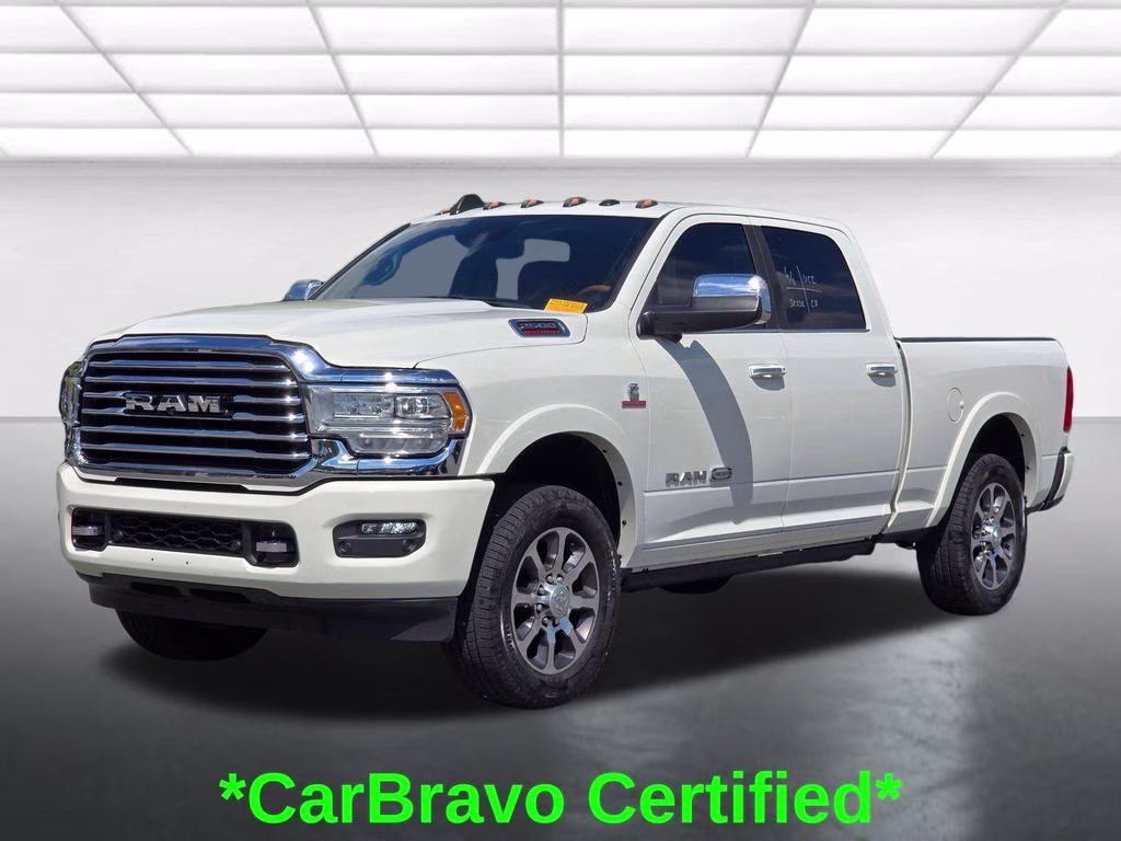 2021 Pearl White Ram 2500 Longhorn 4X4 Truck