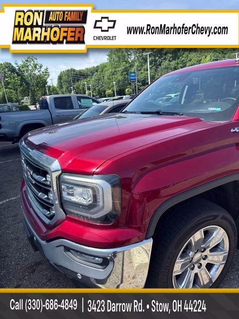 2018 Red Quartz Tintcoat GMC Sierra 1500 SLT 4X4 Truck