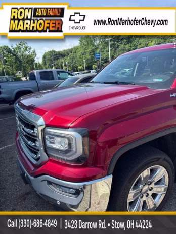 2018 Red Quartz Tintcoat GMC Sierra 1500 SLT 4X4 Truck