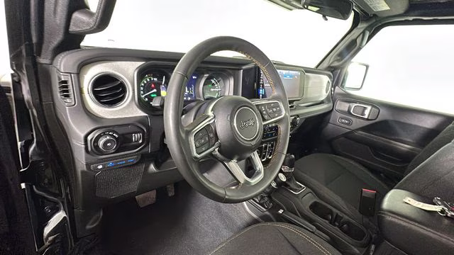 2024 Black Clearcoat Jeep Wrangler Sahara 4xe 4X4 SUV