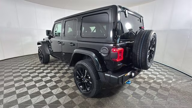 2024 Black Clearcoat Jeep Wrangler Sahara 4xe 4X4 SUV