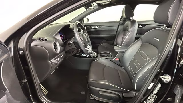2023 Aurora Black Pearl Kia Forte GT-Line FWD Sedan