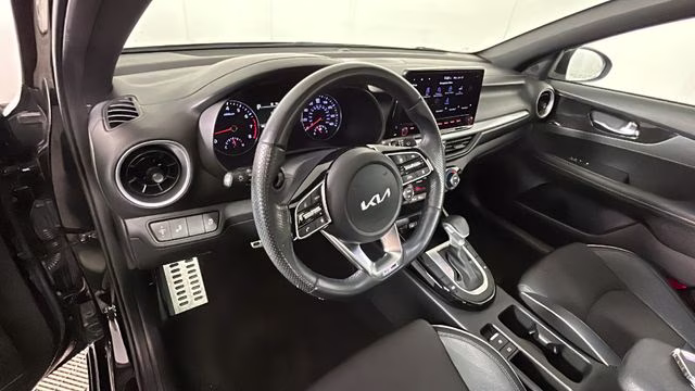 2023 Aurora Black Pearl Kia Forte GT-Line FWD Sedan