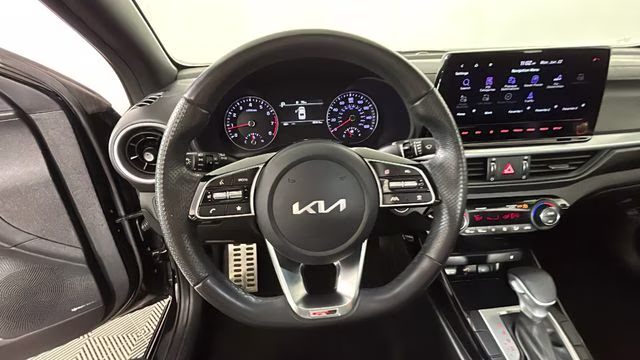 2023 Aurora Black Pearl Kia Forte GT-Line FWD Sedan