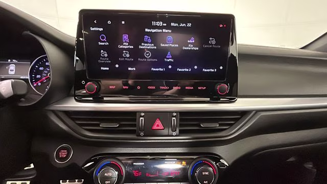 2023 Aurora Black Pearl Kia Forte GT-Line FWD Sedan