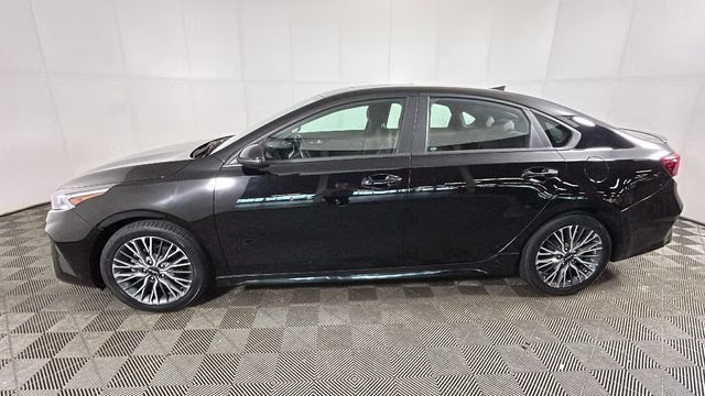 2023 Aurora Black Pearl Kia Forte GT-Line FWD Sedan