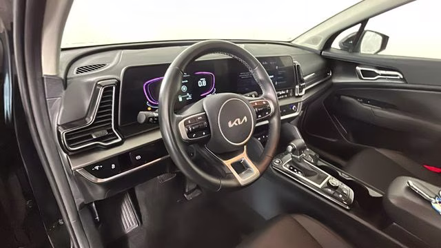 2025 Ebony Black Kia Sportage EX AWD SUV