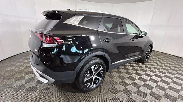 2025 Ebony Black Kia Sportage EX AWD SUV