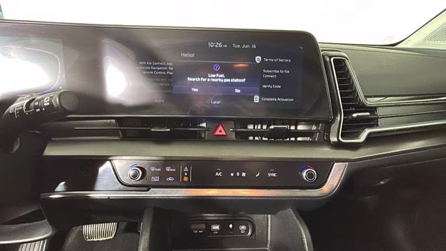 2025 Ebony Black Kia Sportage EX AWD SUV