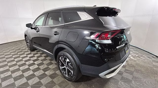 2025 Ebony Black Kia Sportage EX AWD SUV