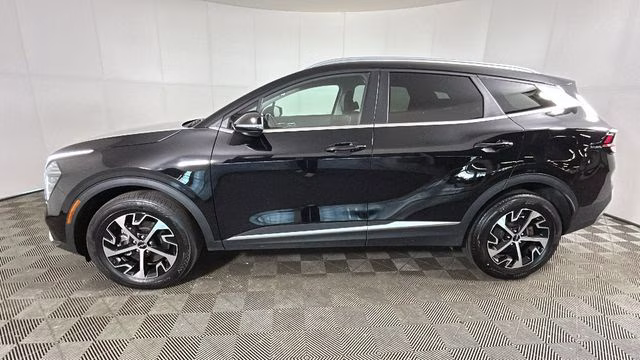 2025 Ebony Black Kia Sportage EX AWD SUV