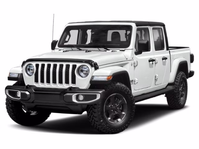 2020 Bright White Clearcoat Jeep Gladiator Overland 4X4 Truck