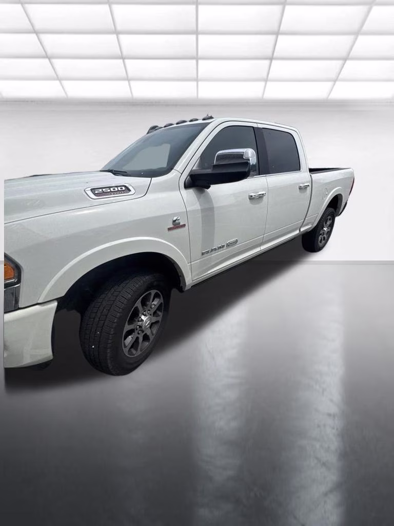2021 Pearl White Ram 2500 Longhorn 4X4 Truck