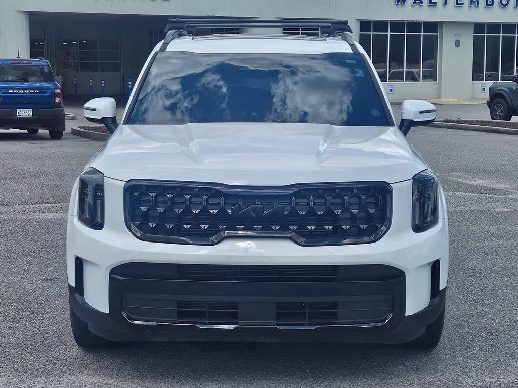 2025 Glacial White Pearl Kia Telluride EX X-Pro AWD SUV