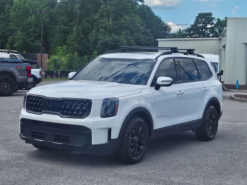 2025 Glacial White Pearl Kia Telluride EX X-Pro AWD SUV