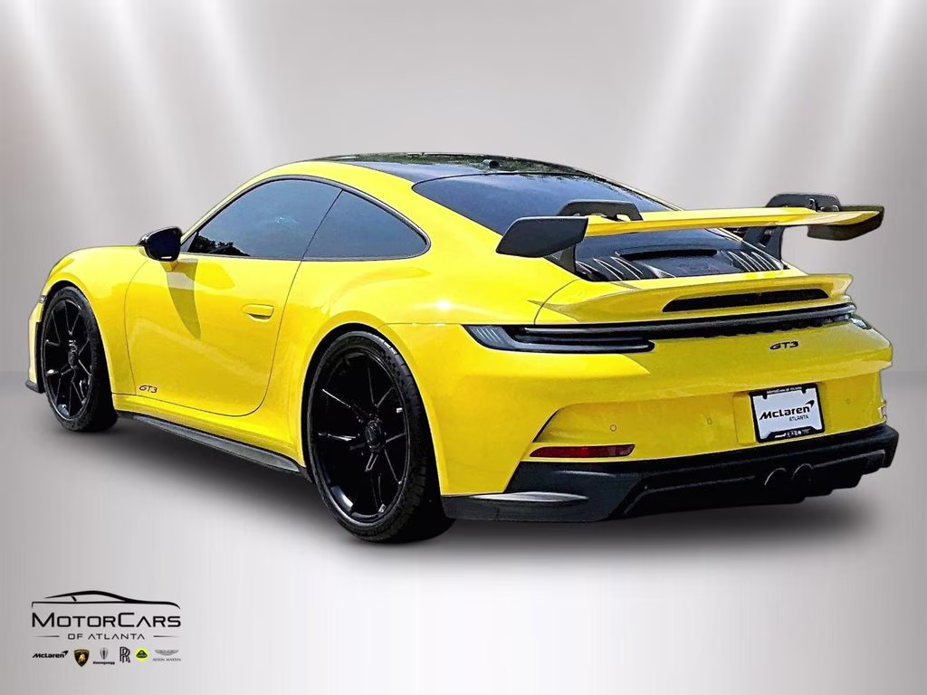 2022 Racing Yellow Porsche 911 GT3 Carbon Fiber Roof RWD Coupe