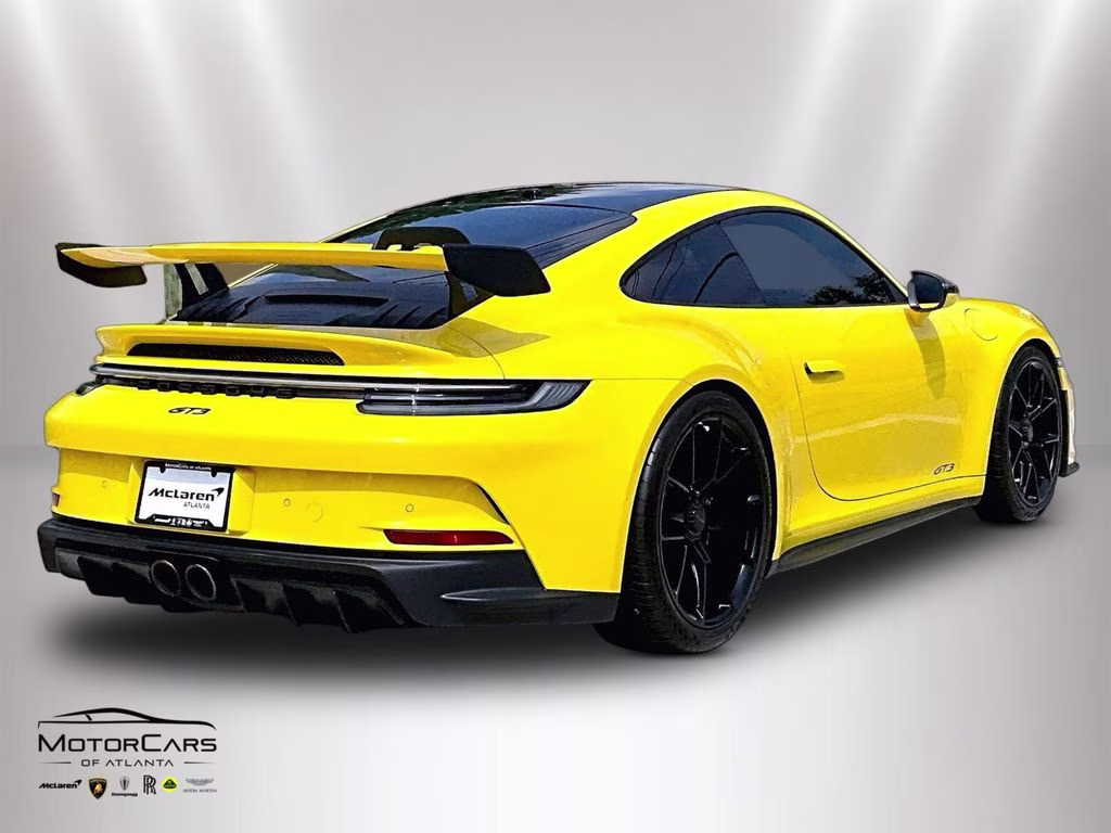 2022 Racing Yellow Porsche 911 GT3 Carbon Fiber Roof RWD Coupe