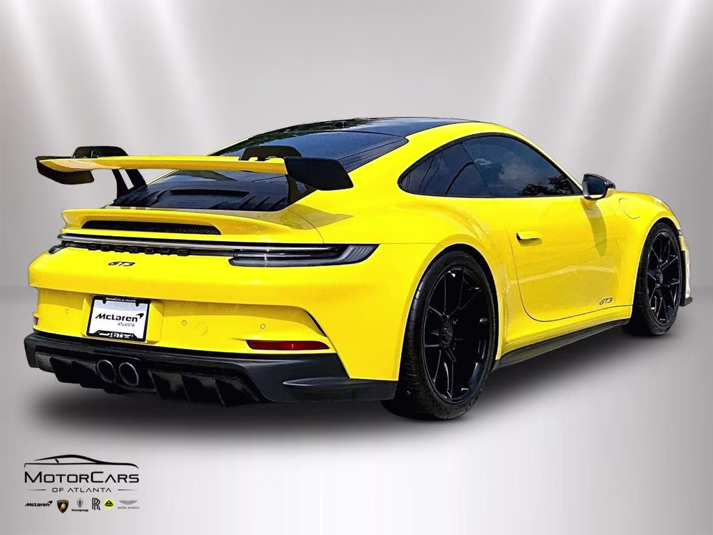 2022 Racing Yellow Porsche 911 GT3 Carbon Fiber Roof RWD Coupe