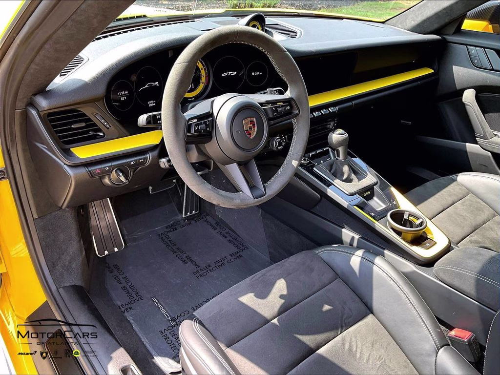 2022 Racing Yellow Porsche 911 GT3 Carbon Fiber Roof RWD Coupe