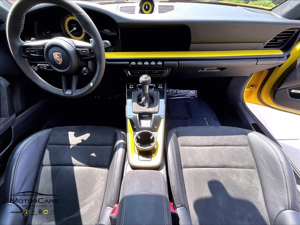 2022 Racing Yellow Porsche 911 GT3 Carbon Fiber Roof RWD Coupe