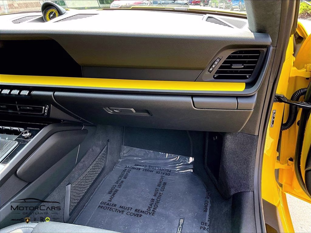 2022 Racing Yellow Porsche 911 GT3 Carbon Fiber Roof RWD Coupe