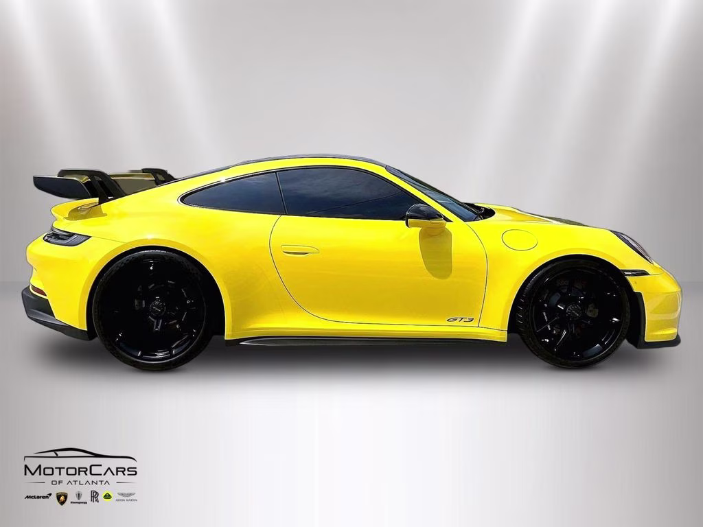 2022 Racing Yellow Porsche 911 GT3 Carbon Fiber Roof RWD Coupe
