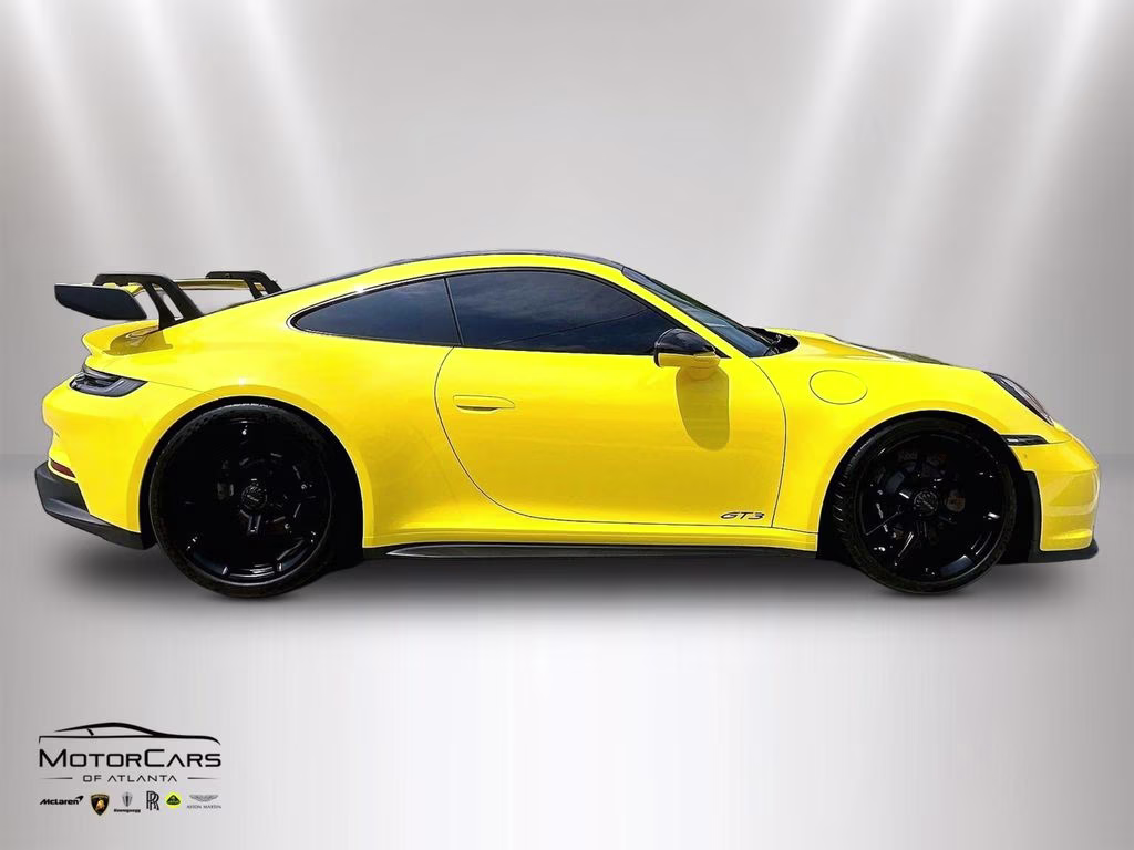 2022 Racing Yellow Porsche 911 GT3 Carbon Fiber Roof RWD Coupe