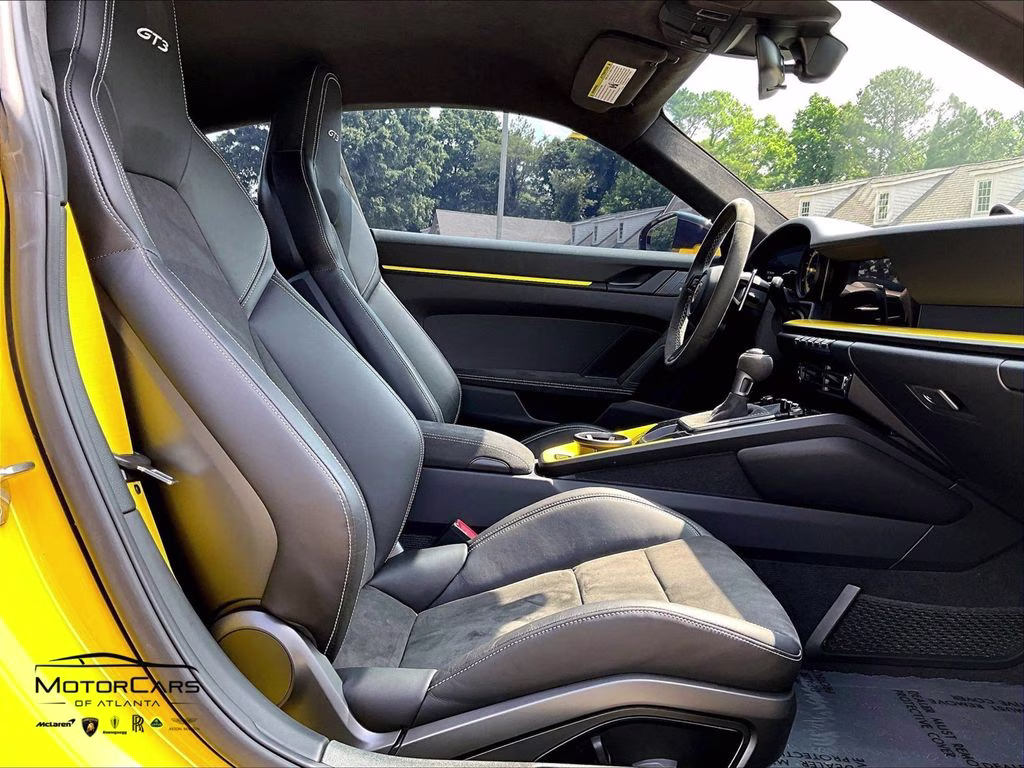 2022 Racing Yellow Porsche 911 GT3 Carbon Fiber Roof RWD Coupe