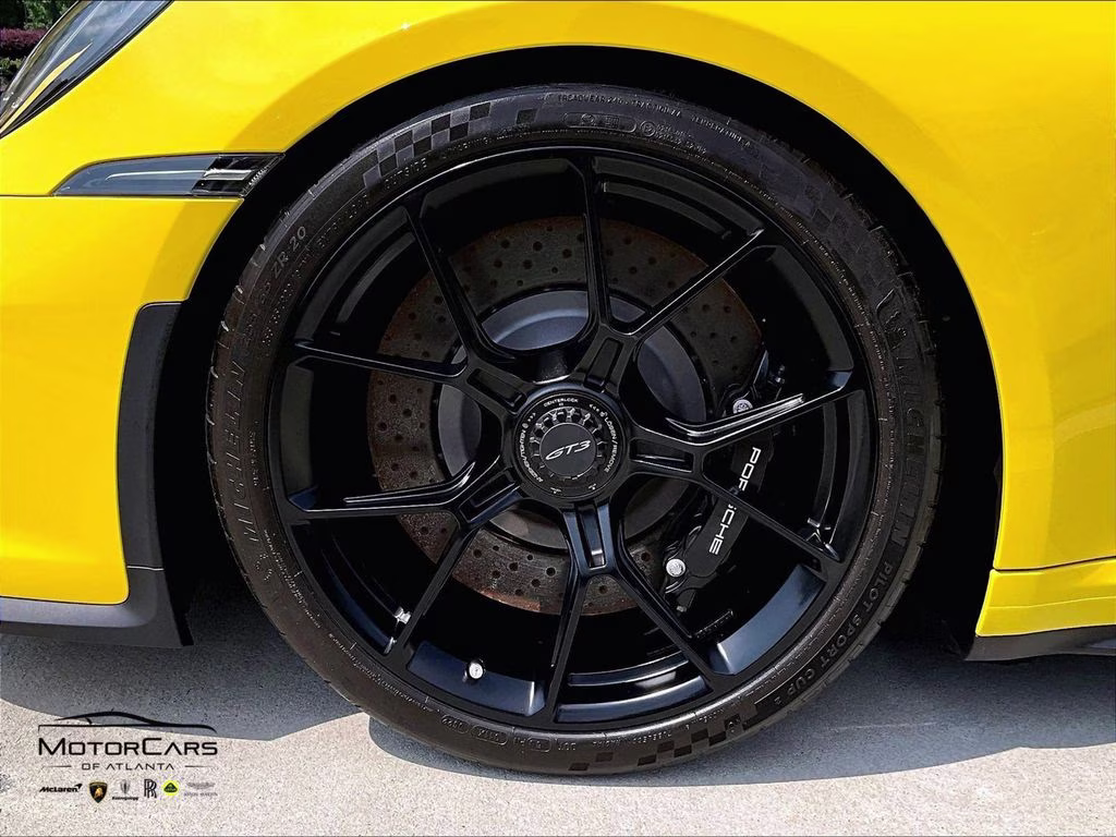 2022 Racing Yellow Porsche 911 GT3 Carbon Fiber Roof RWD Coupe